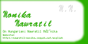 monika nawratil business card